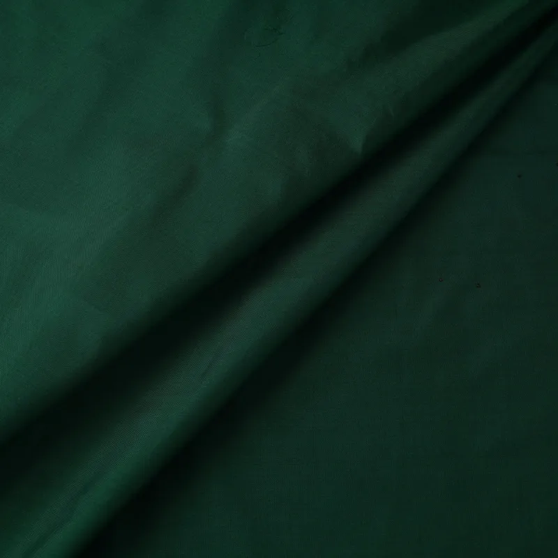 Green - Pure Silk Plain Fabric 03 made by Itokri