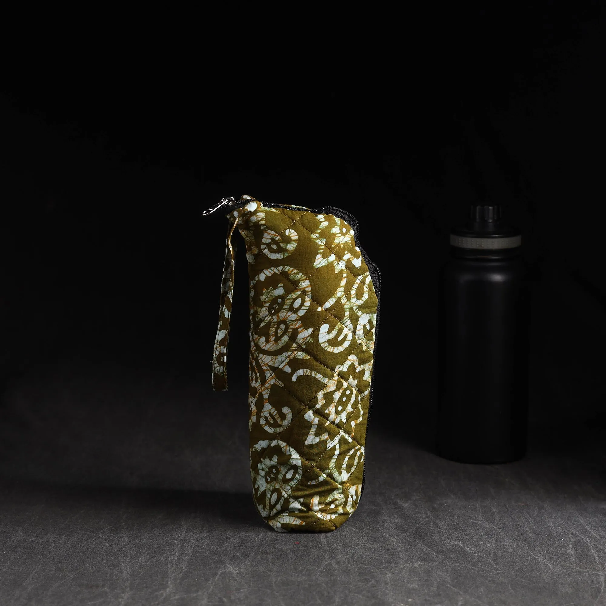 Green - Handmade 1L Water Bottle Cover 66 sold by Itokri