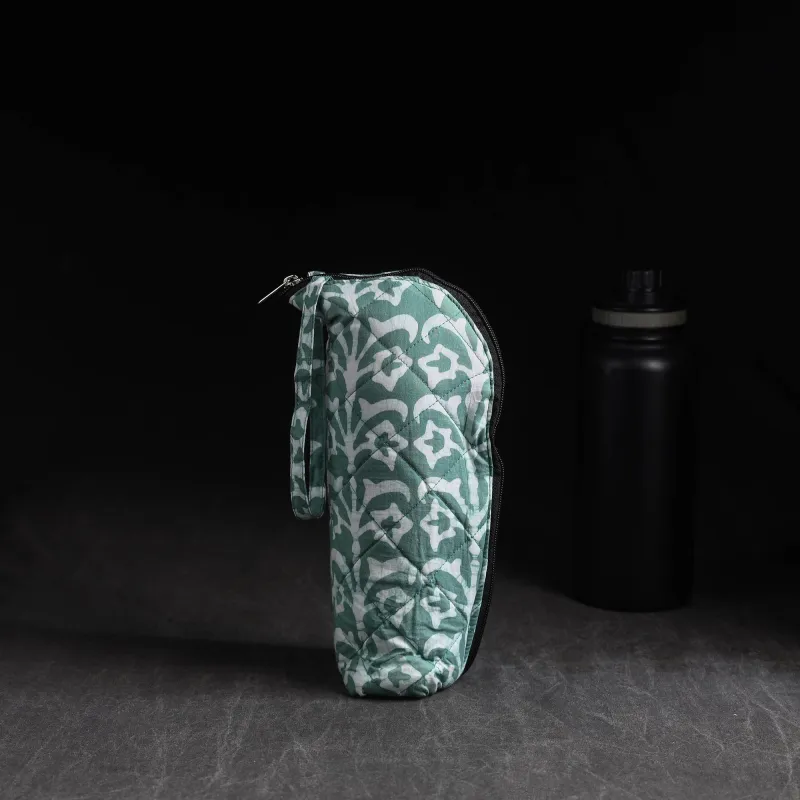 Green - Handmade 1L Water Bottle Cover 57 sold by Itokri