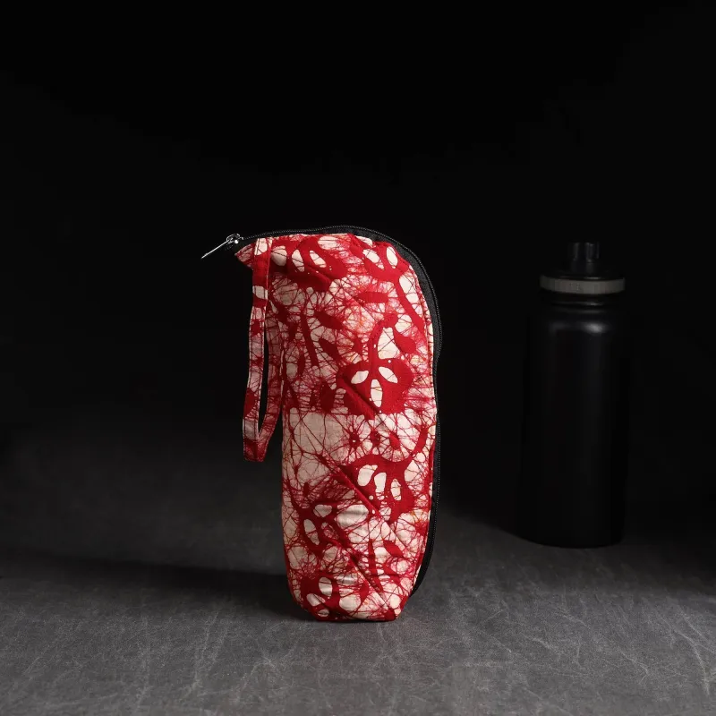 Red - Handmade 1L Water Bottle Cover 54 made by Itokri