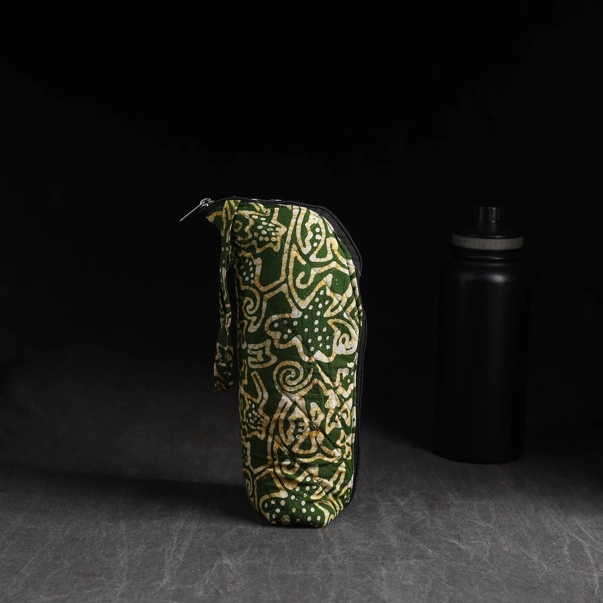 Green - Handmade 1L Water Bottle Cover 47 sold by Itokri