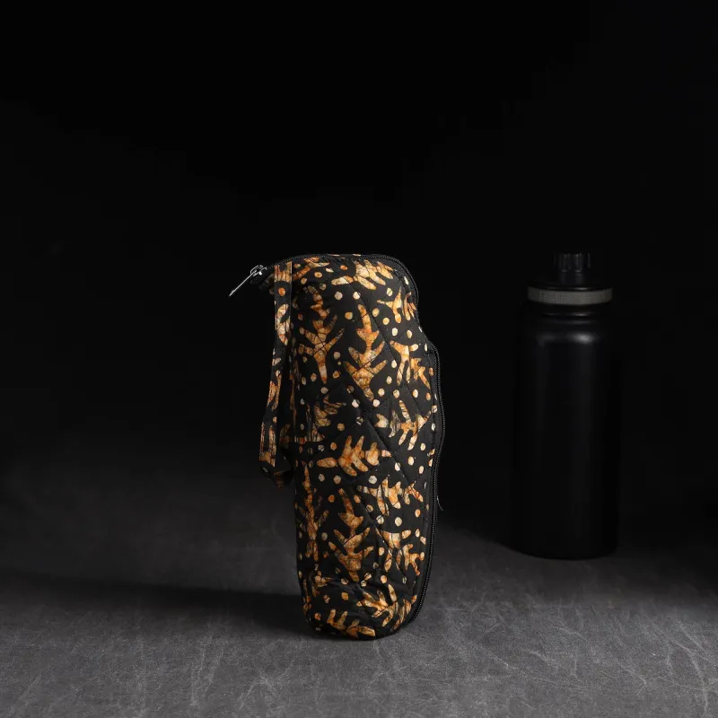 Black - Handmade 1L Water Bottle Cover 39 made by Itokri