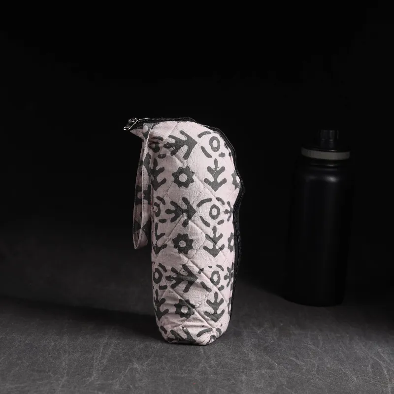 Beige - Handmade 1L Water Bottle Cover 31 made by Itokri