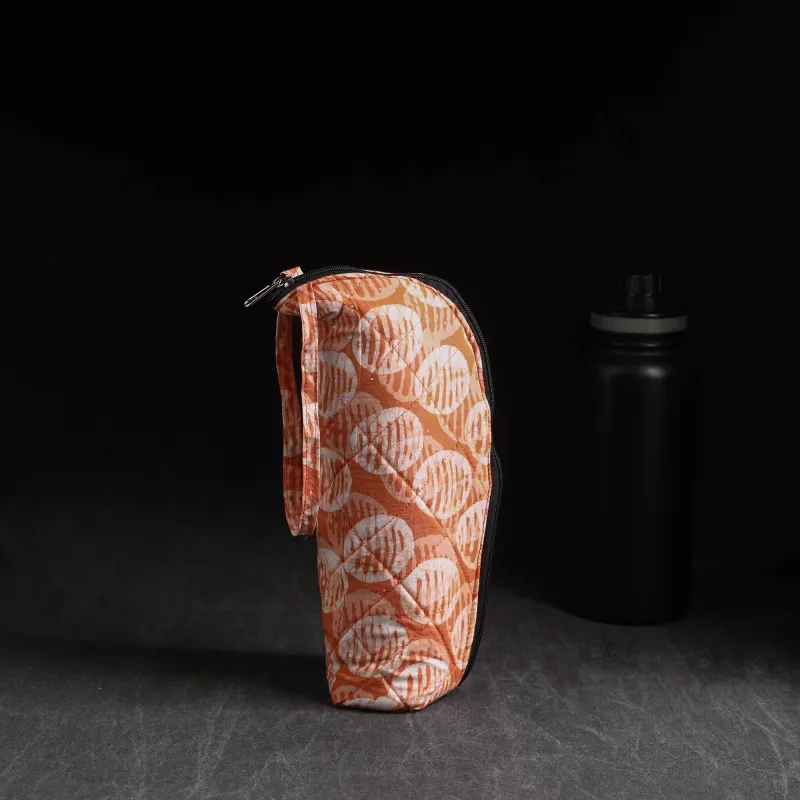 Orange - Handmade 1L Water Bottle Cover 29 made by Itokri