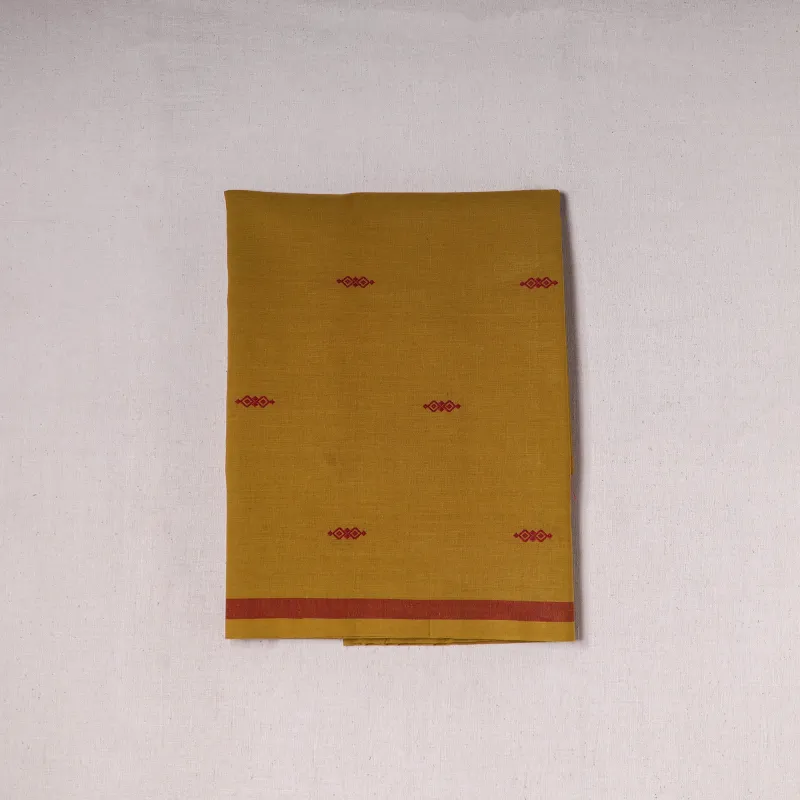 Yellow - Prewashed Cotton Jacquard Precut Fabric (1.9 meter) 102 sold by Itokri