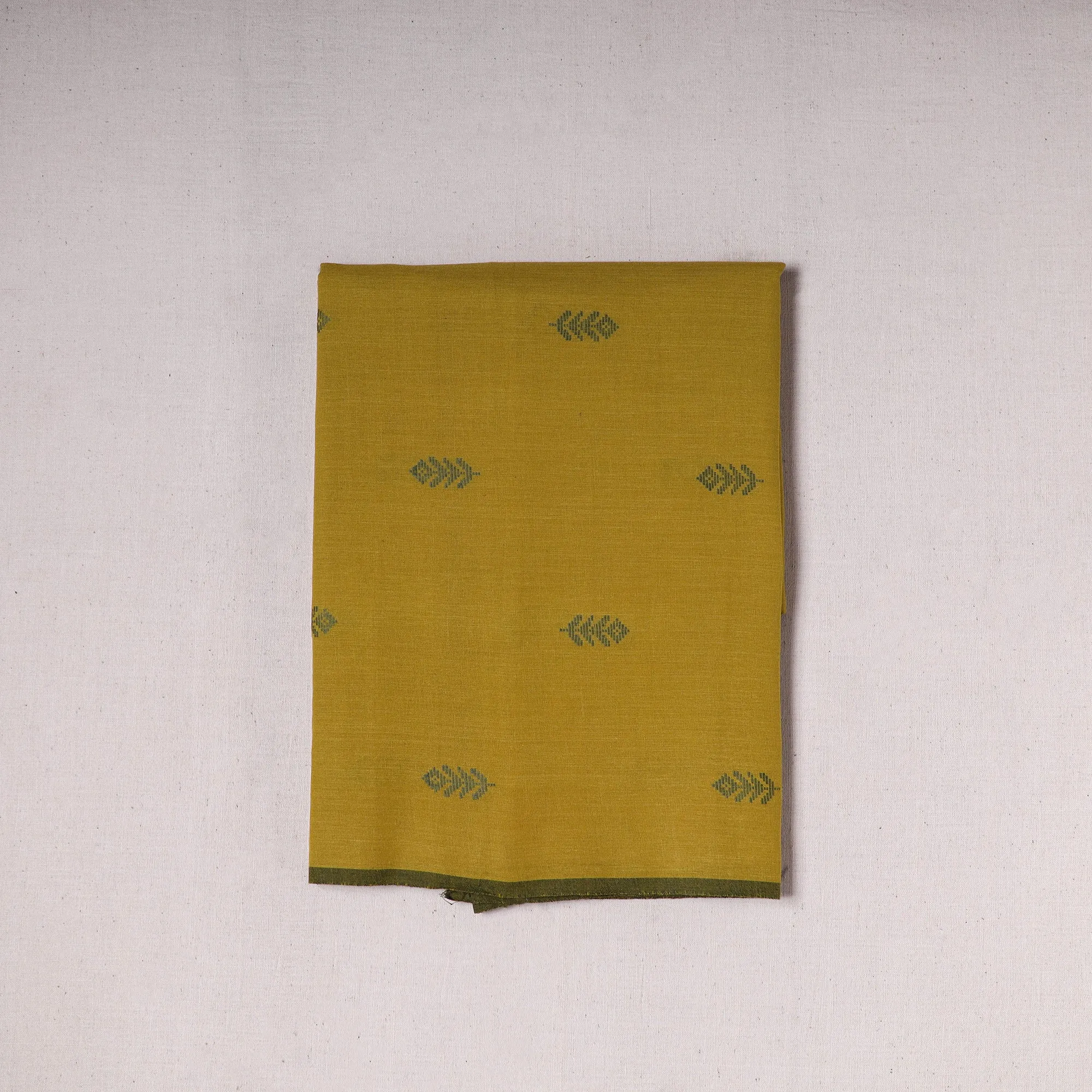 Yellow - Prewashed Cotton Jacquard Precut Fabric (2.7 meter) 68 sold by Itokri