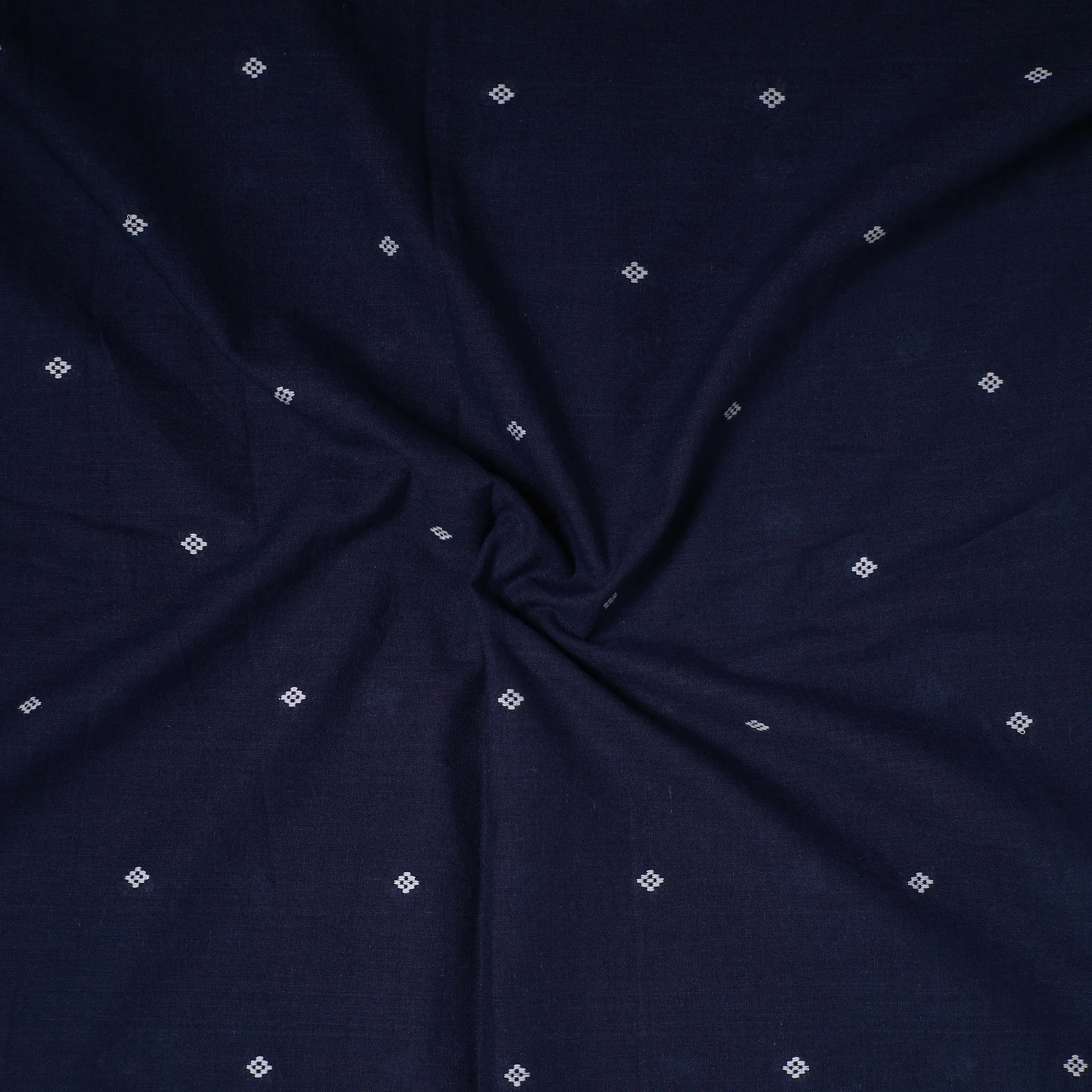 Blue - Prewashed Cotton Jacquard Precut Fabric (2.55 meter) 58 sold by Itokri product image thumbnail 2