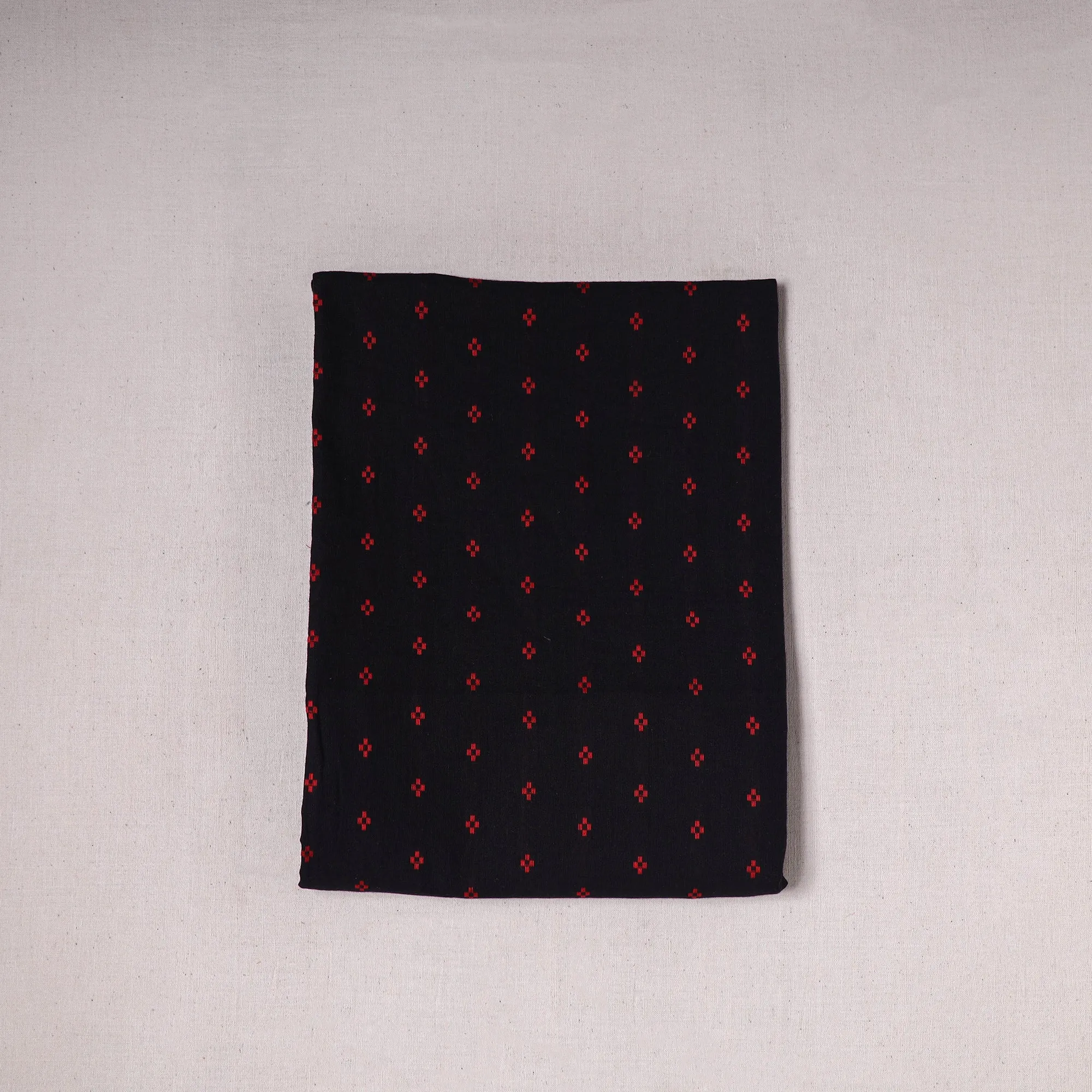 Black - Prewashed Cotton Jacquard Precut Fabric (2 meter) 50 sold by Itokri