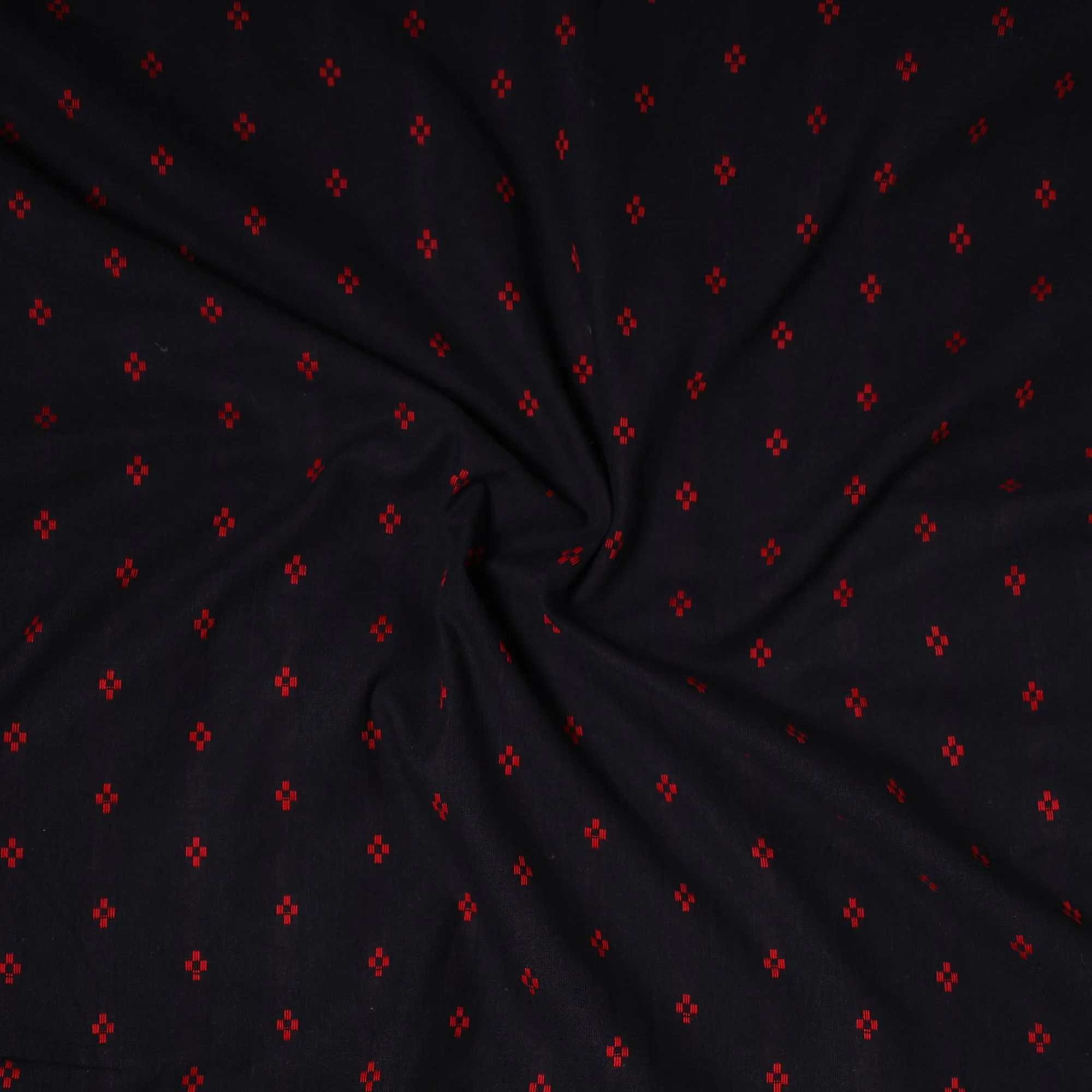 Black - Prewashed Cotton Jacquard Precut Fabric (2 meter) 50 sold by Itokri product image thumbnail 2