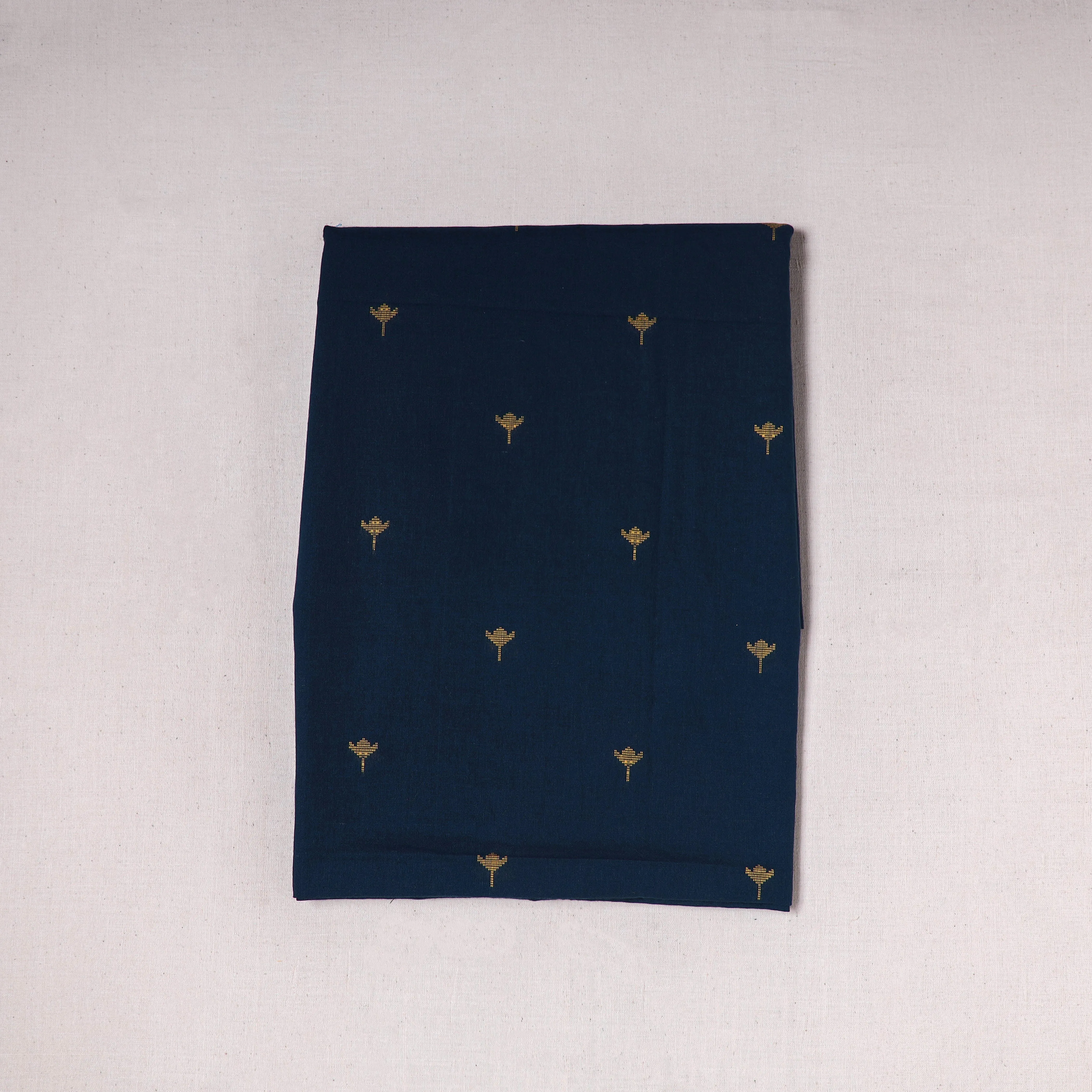 Blue - Prewashed Cotton Jacquard Precut Fabric (2.5 meter) 49 sold by Itokri