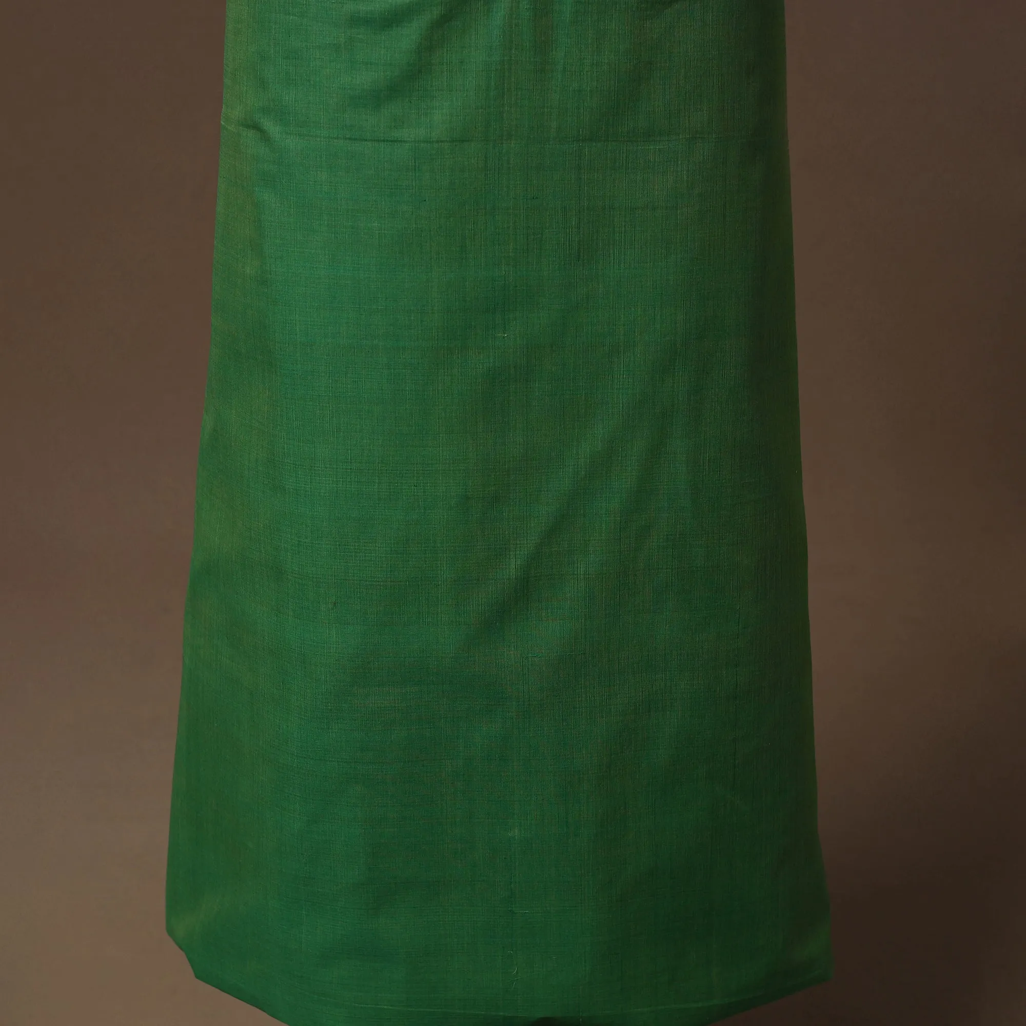 Green - Handloom Mangalagiri Patchwork Cotton Unstitched Kurta Material (3m) 03 sold by Itokri product image thumbnail 4