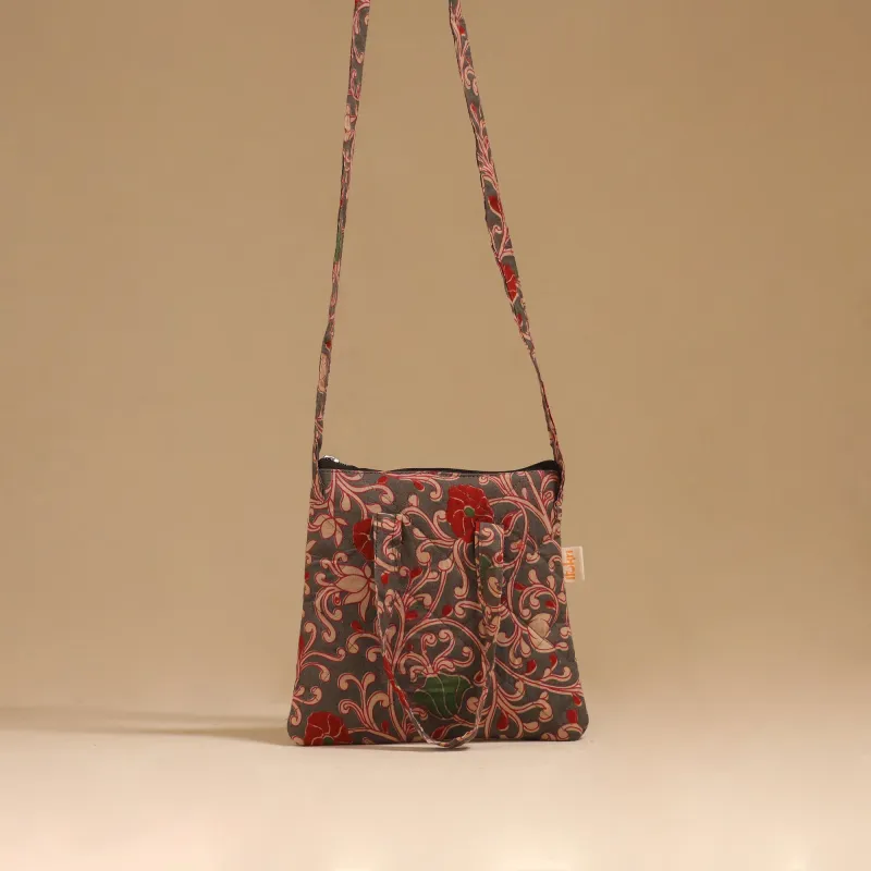 Multicolor - Handcrafted Quilted Sling Bag 74 made by Itokri