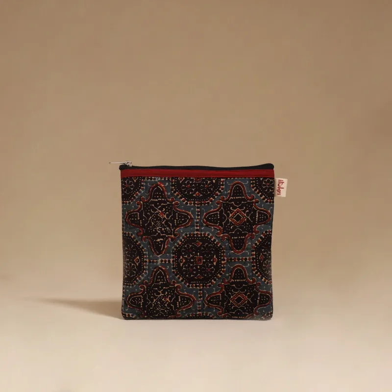 Black - Handmade Quilted Utility Pouch 53 sold by Itokri