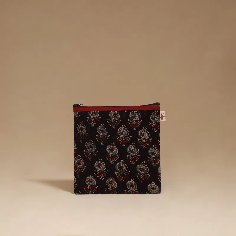 Black - Handmade Quilted Utility Pouch 47 sold by Itokri