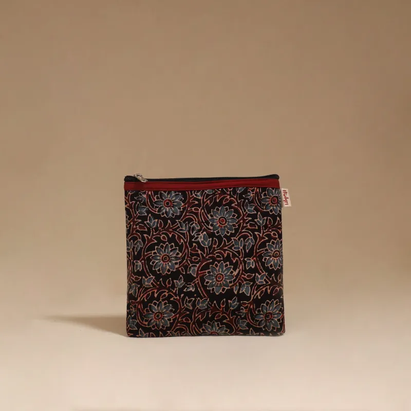 Black - Handmade Quilted Utility Pouch 45 sold by Itokri