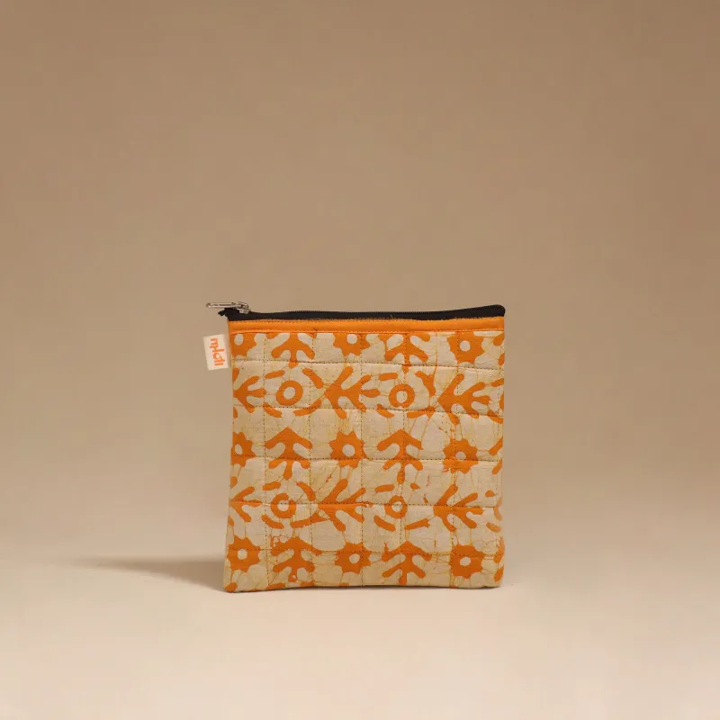 Yellow - Handmade Quilted Utility Pouch 41 sold by Itokri