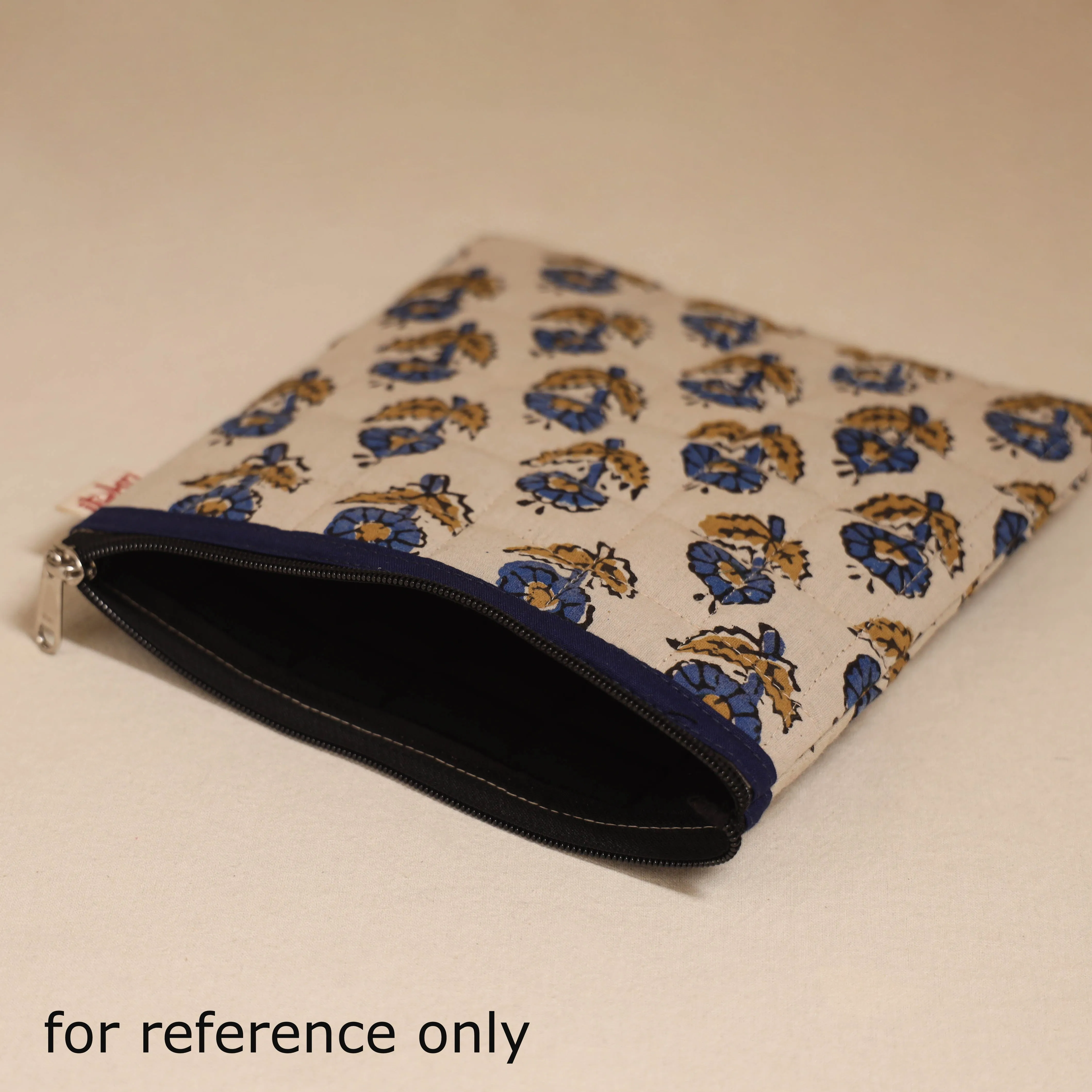 Brown - Handmade Quilted Utility Pouch 09 sold by Itokri product image thumbnail 3