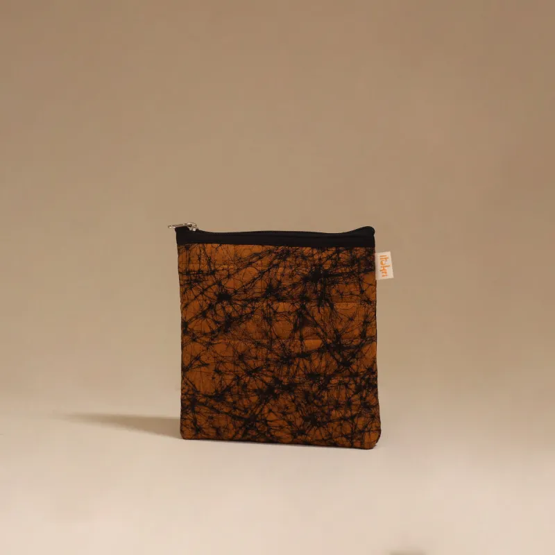 Orange - Handmade Quilted Utility Pouch 01 made by Itokri