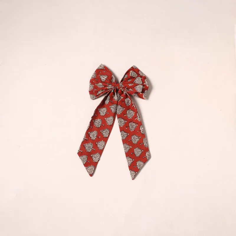Red - Handmade Women's Bow Hair Clip 57 made by Itokri