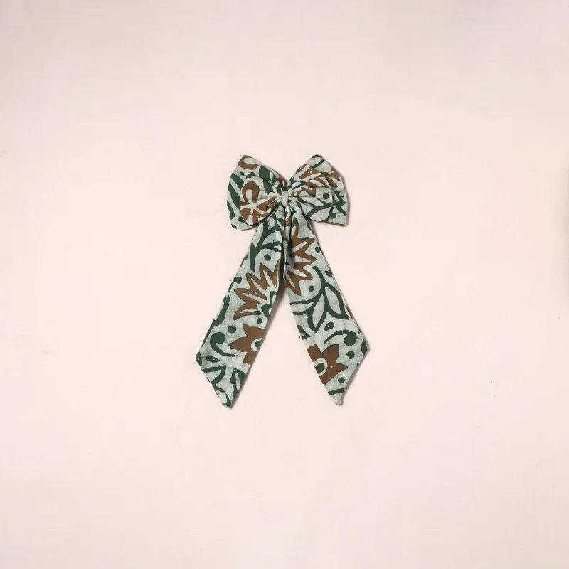 Green - Handmade Women's Bow Hair Clip 34 made by Itokri