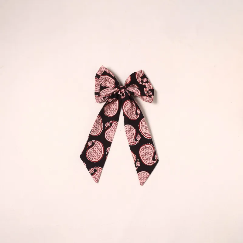 Black - Handmade Women's Bow Hair Clip 24 made by Itokri