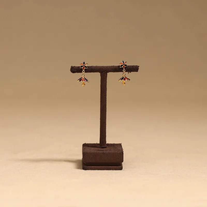 Multicolor - Handcrafted Paka Meenakari Earrings 132 made by Itokri