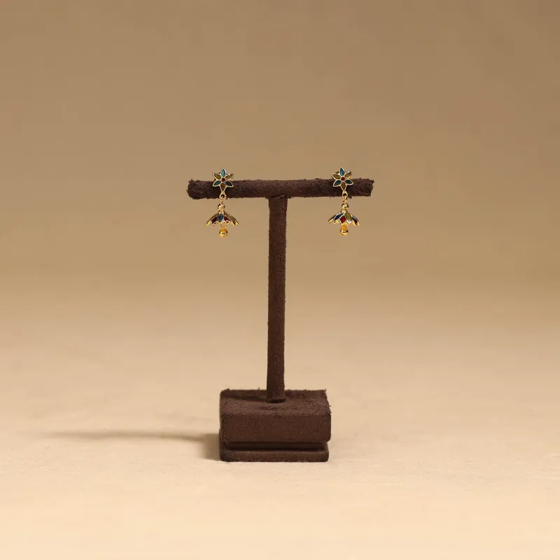 Handcrafted Paka Meenakari Earrings 129 made by Itokri