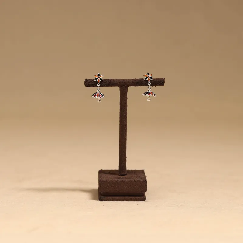 Multicolor - Handcrafted Paka Meenakari Earrings 118 made by Itokri