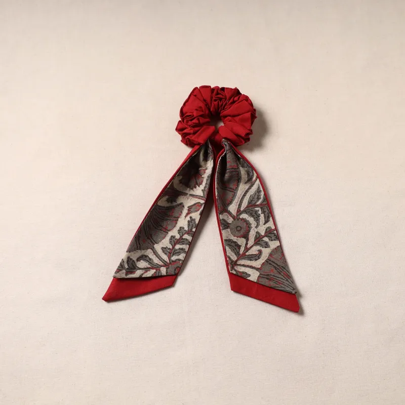Red - Handmade Rubber Band/Scarf Scrunchie 39 made by Itokri