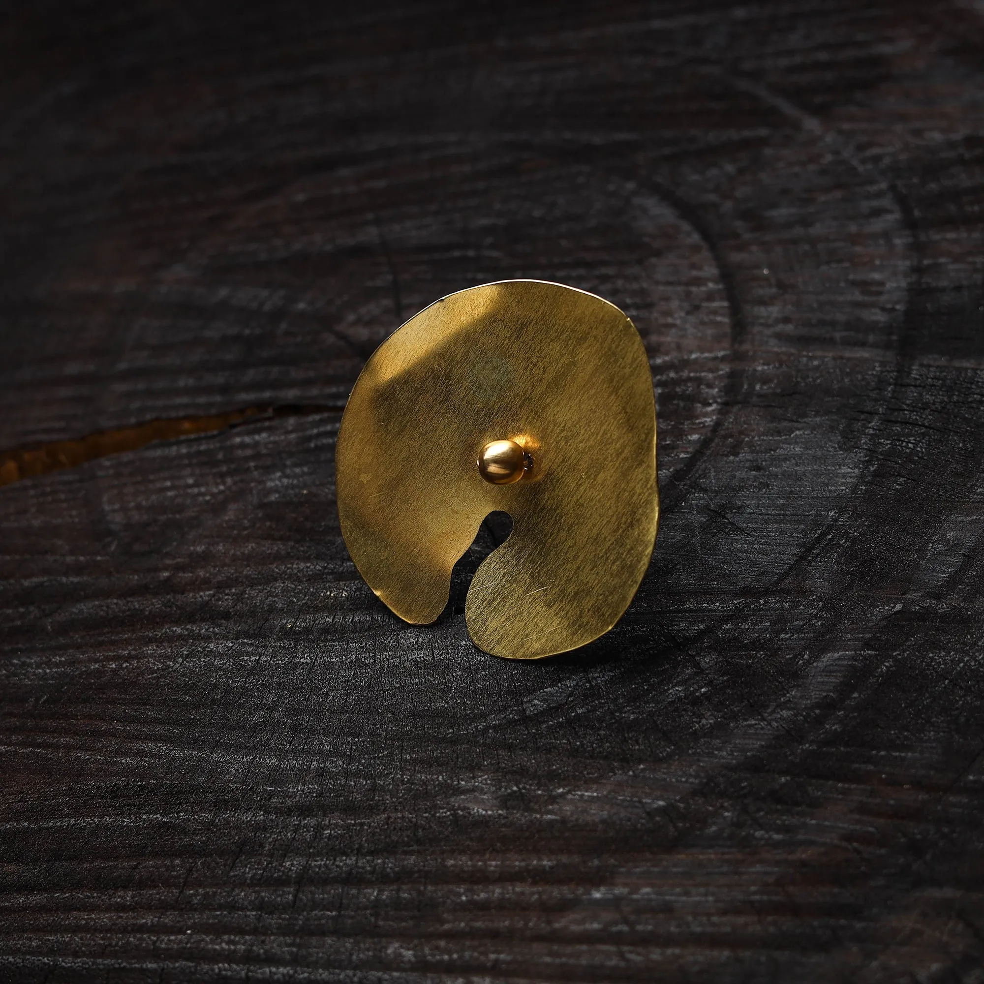 Yellow - Brass Metal Handcrafted Ring 01 sold by Itokri