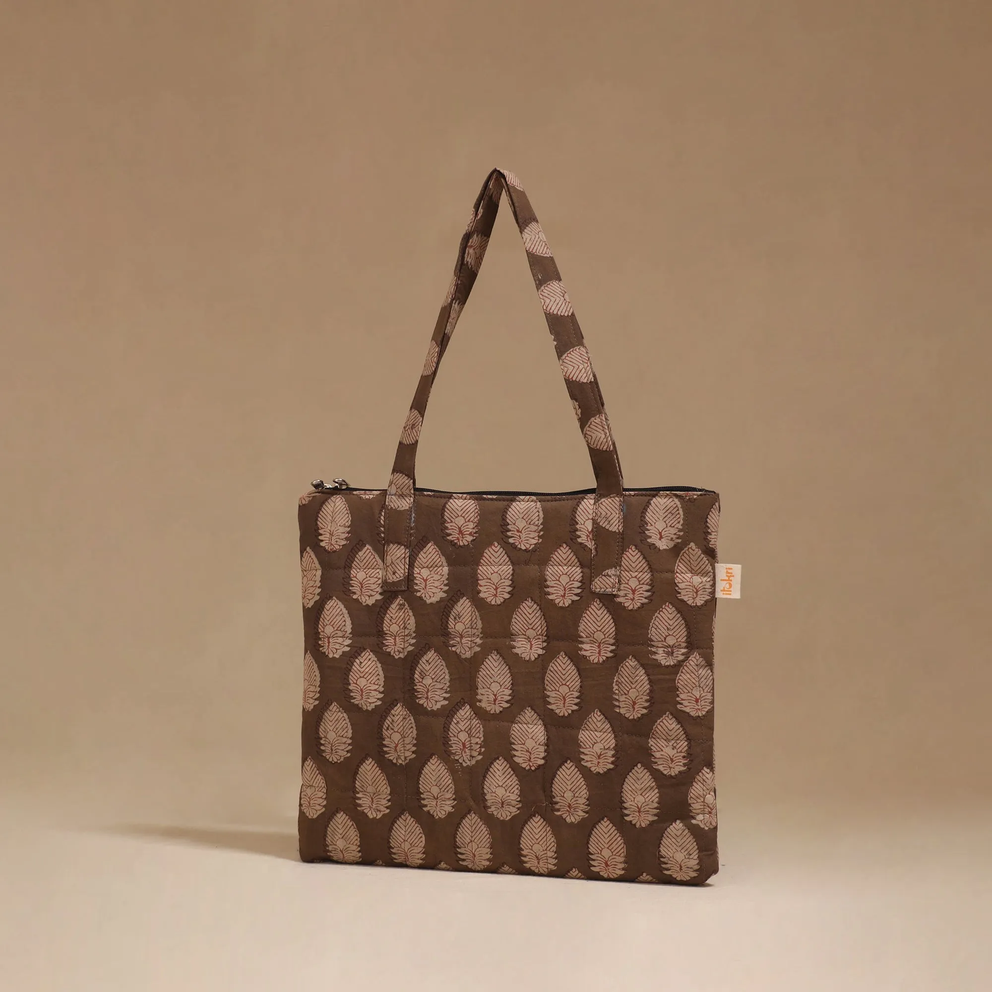 Brown - Handcrafted Quilted Handbag 63 sold by Itokri product image thumbnail 2