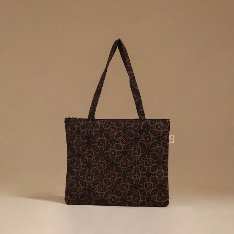 Black - Handcrafted Quilted Handbag 109 sold by Itokri