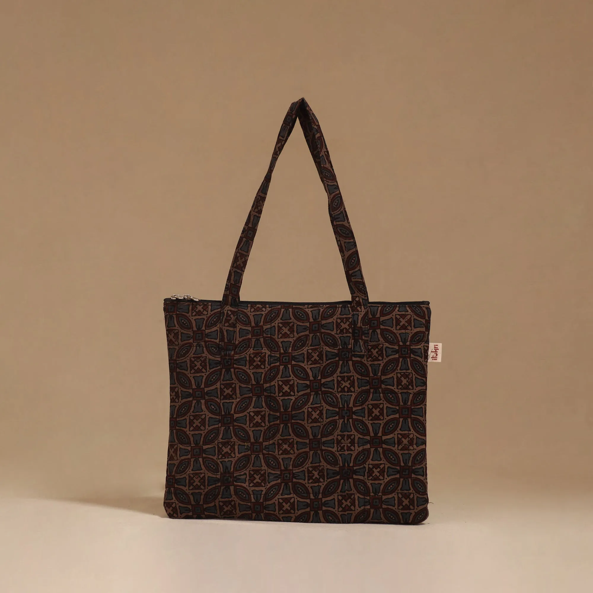 Black - Handcrafted Quilted Handbag 109 sold by Itokri