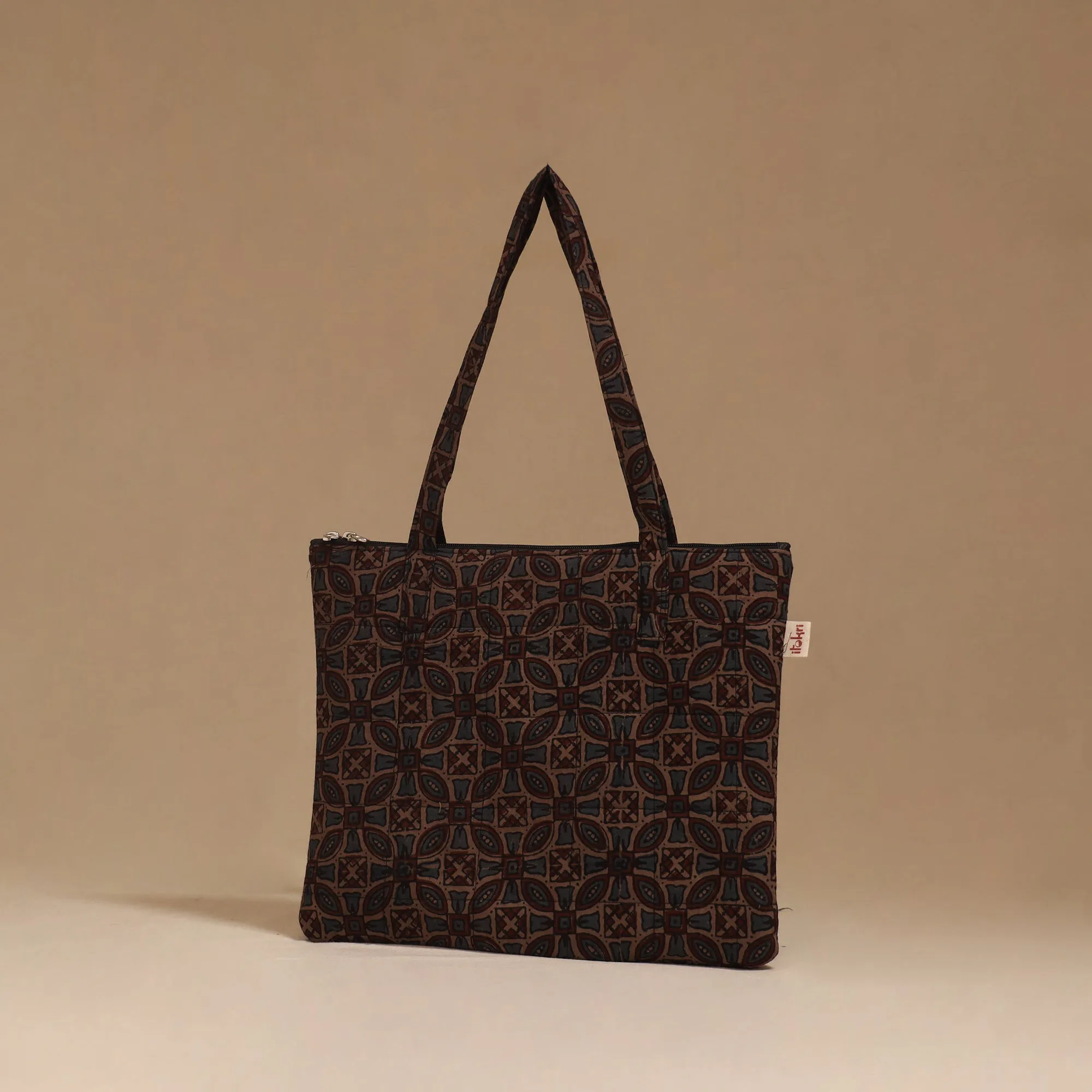 Black - Handcrafted Quilted Handbag 109 sold by Itokri product image thumbnail 2