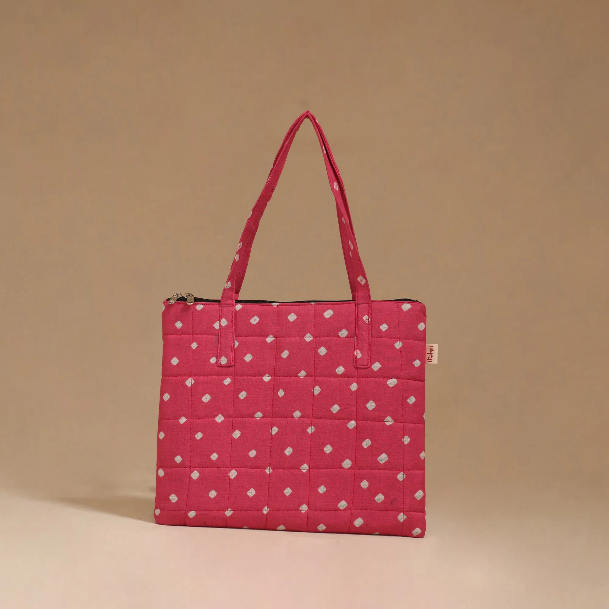 Pink - Handcrafted Quilted Handbag 96 sold by Itokri