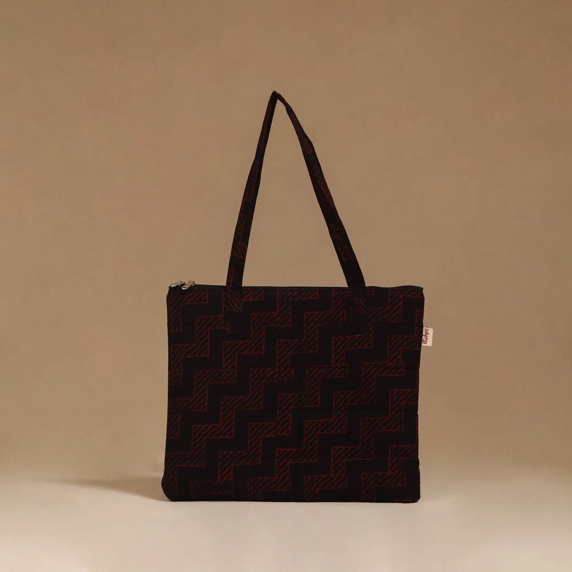 Black - Handcrafted Quilted Handbag 80 sold by Itokri
