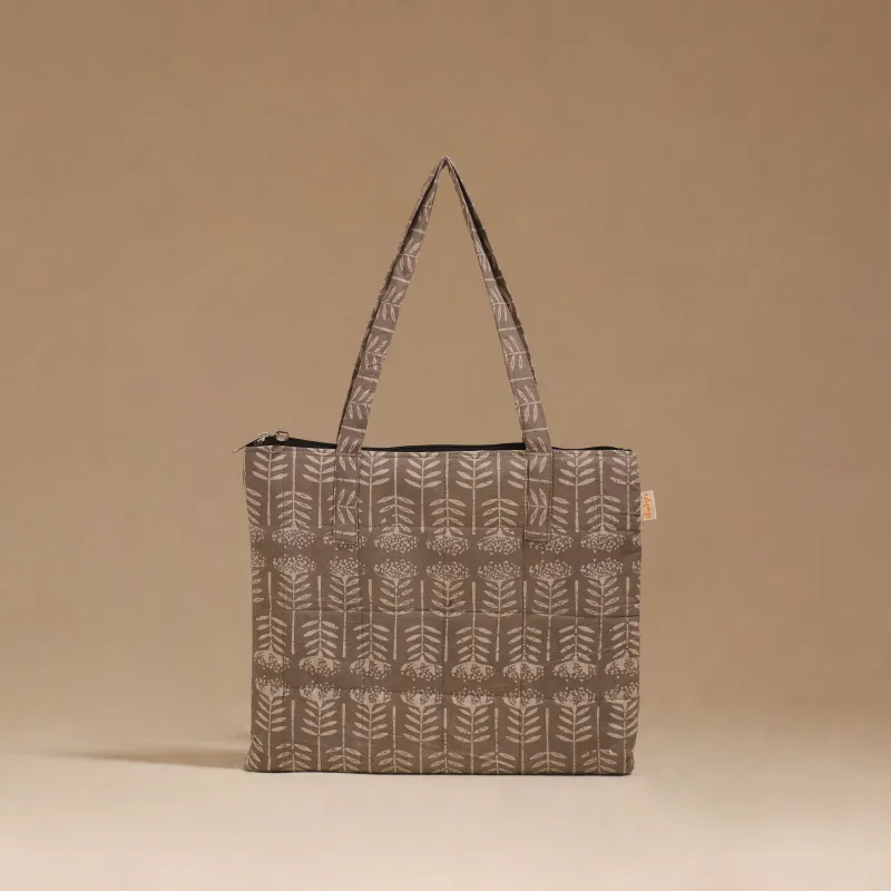 Brown - Handcrafted Quilted Handbag 71 sold by Itokri