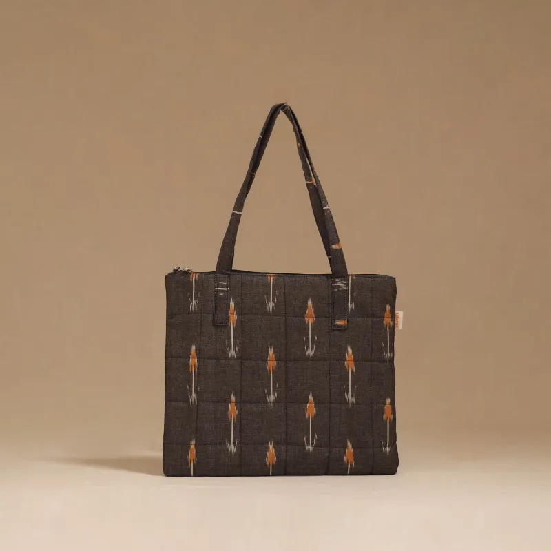 Brown - Handcrafted Quilted Handbag 54 sold by Itokri
