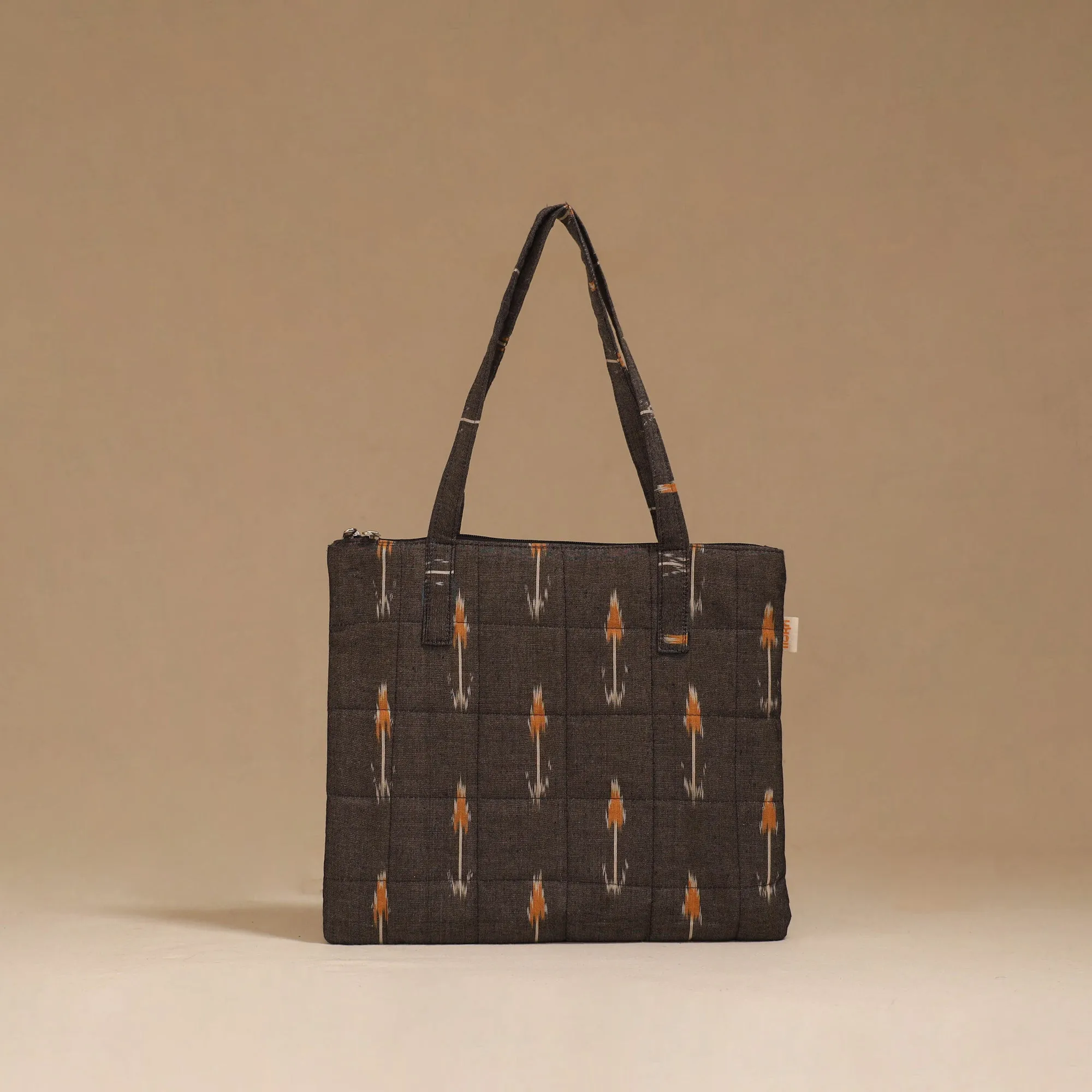 Brown - Handcrafted Quilted Handbag 54 sold by Itokri