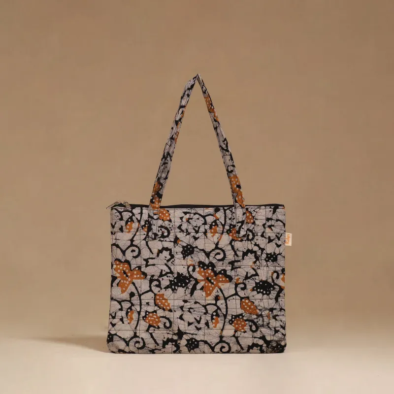 Black - Handcrafted Quilted Handbag 34 sold by Itokri