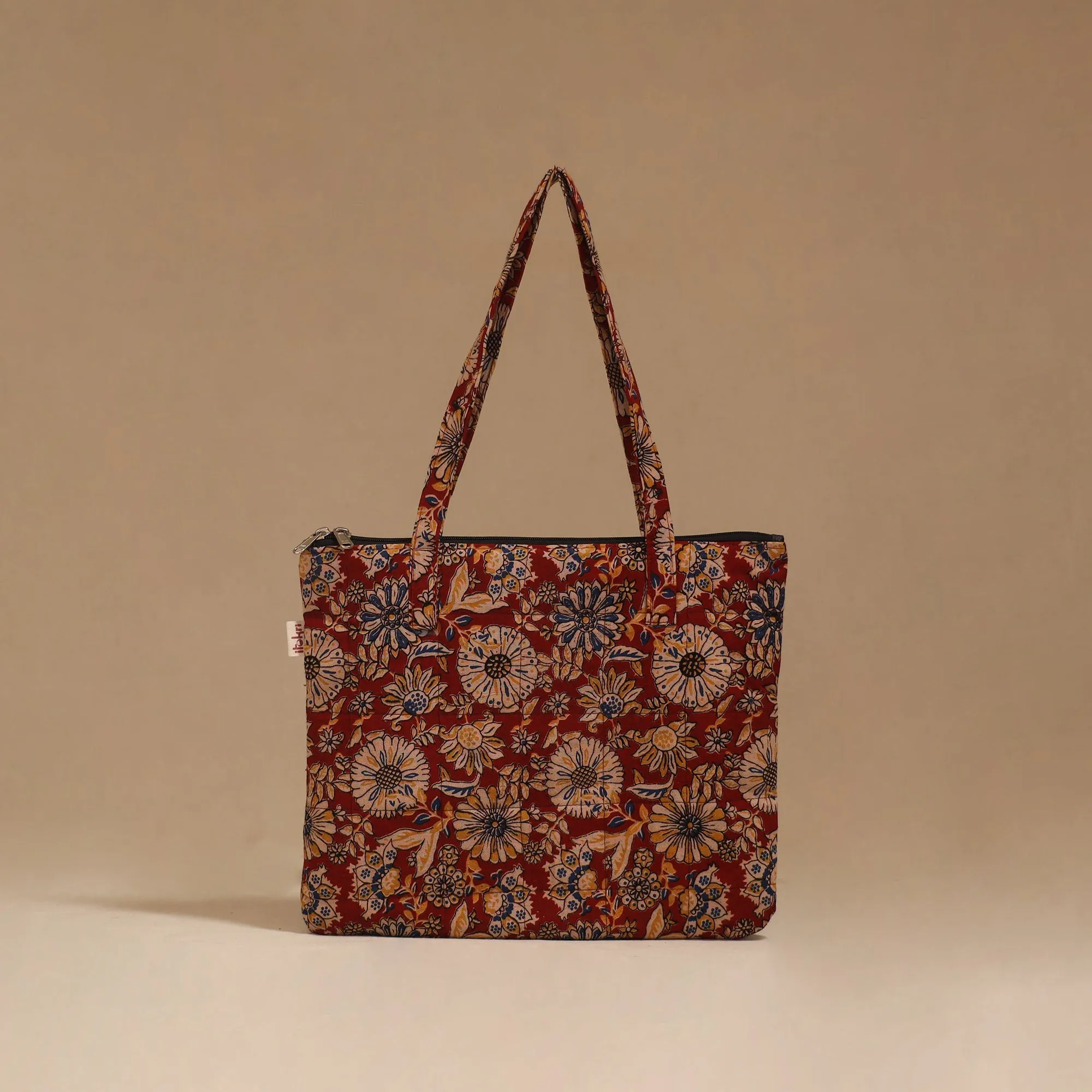 Maroon - Handcrafted Quilted Handbag 26 sold by Itokri