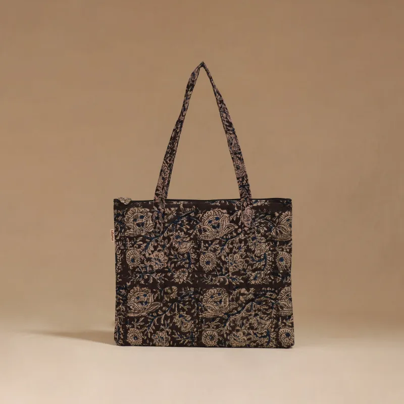 Black - Handcrafted Quilted Handbag 16 sold by Itokri