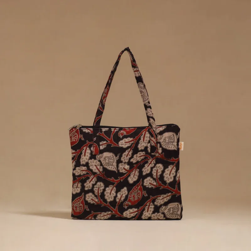 Black - Handcrafted Quilted Handbag 13 sold by Itokri