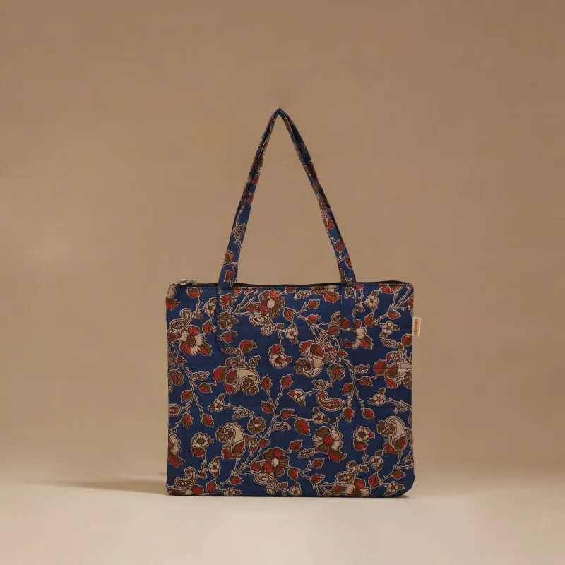 Blue - Handcrafted Quilted Handbag 11 sold by Itokri