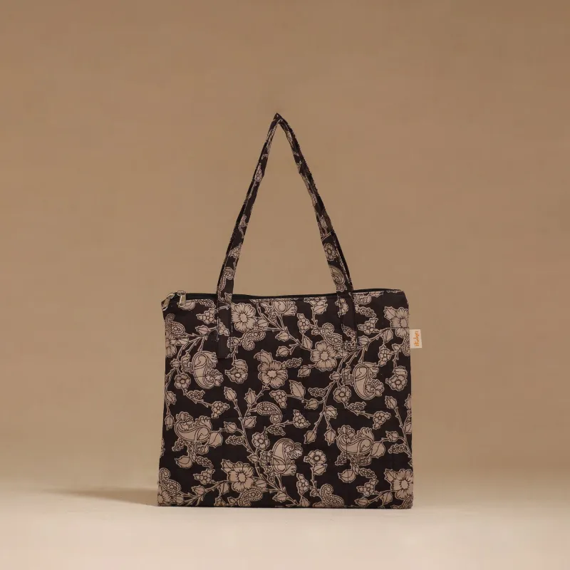 Black - Handcrafted Quilted Handbag 10 sold by Itokri