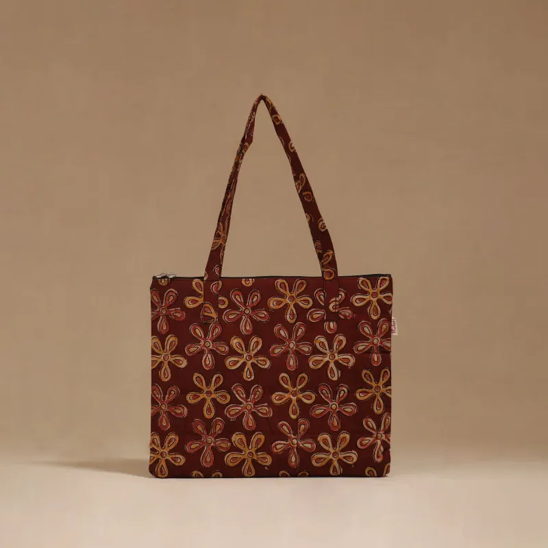 Maroon - Handcrafted Quilted Handbag 02 sold by Itokri