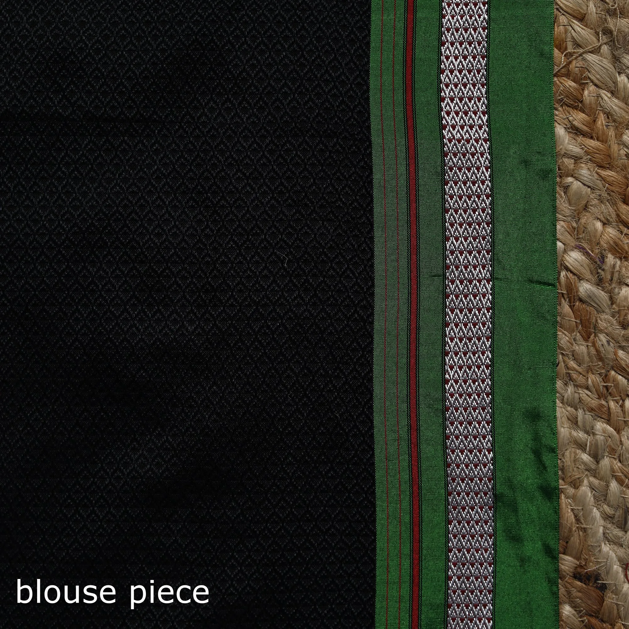 Black - Silk Cotton Khun Saree with Ilkal Pallu Chikki Paras Border 42 sold by Itokri product image thumbnail 5