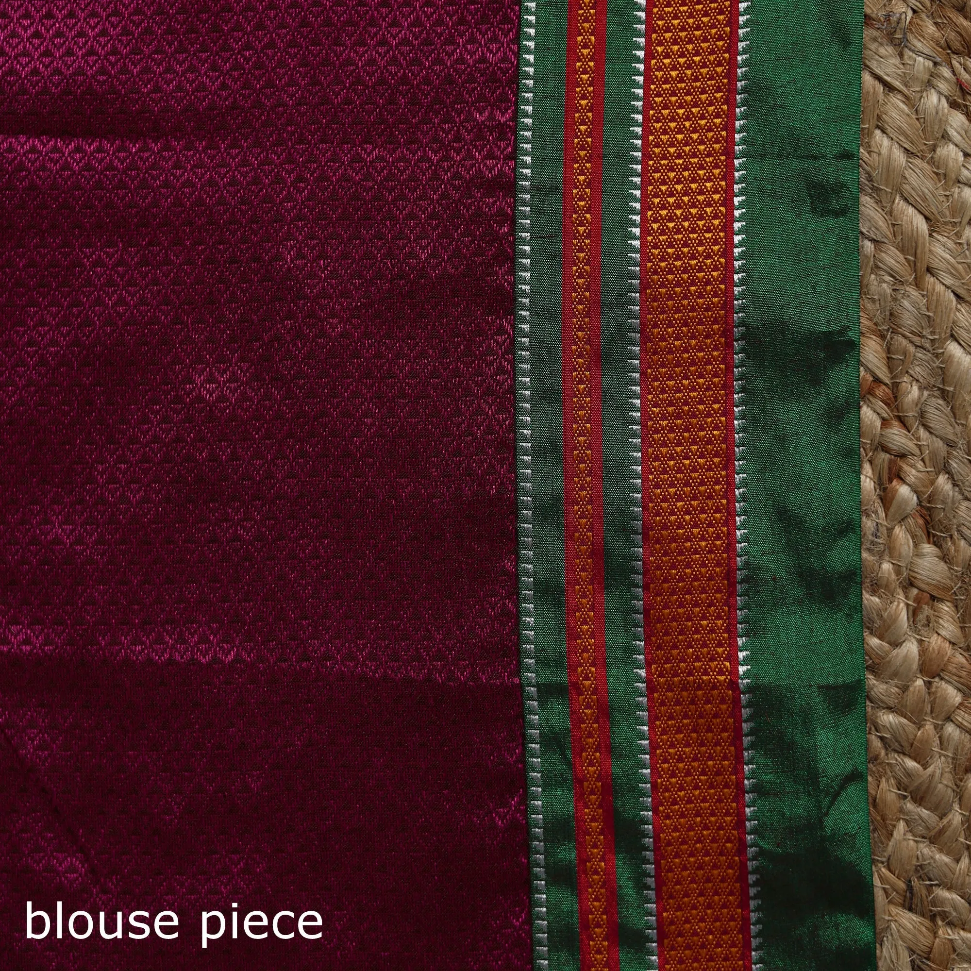 Pink - Silk Cotton Khun Saree with Ilkal Pallu Chikki Paras Border 39 sold by Itokri product image thumbnail 5