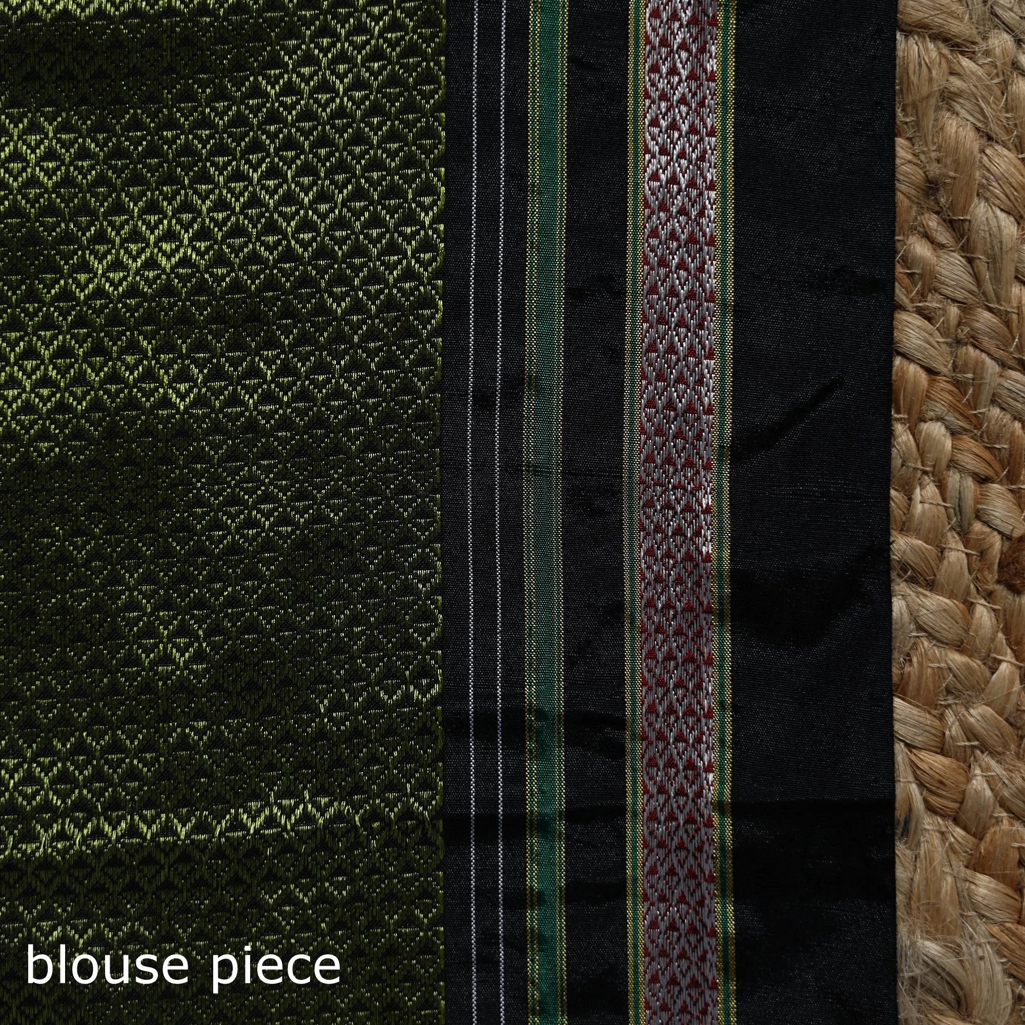 Silk Cotton Khun Saree with Ilkal Pallu Chikki Paras Border 35 sold by Itokri product image thumbnail 5