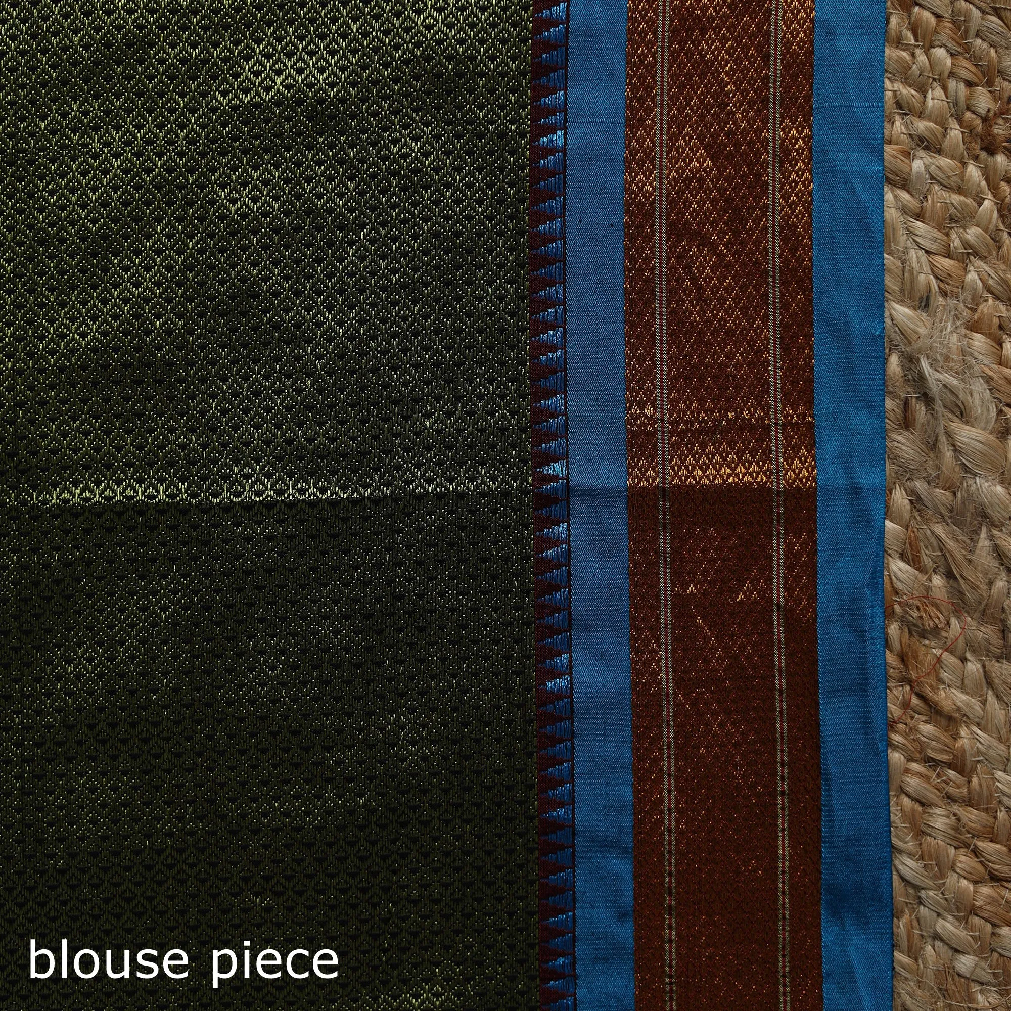 Silk Cotton Khun Saree with Ilkal Pallu Chikki Paras Border 34 sold by Itokri product image thumbnail 5